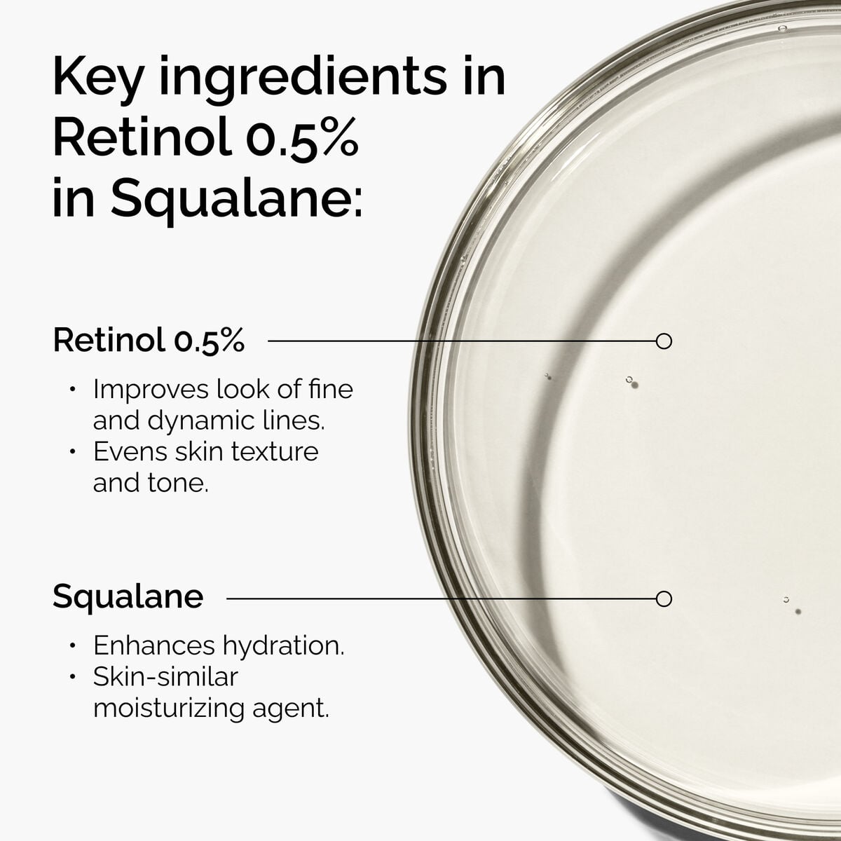 Retinol 0.5% in Squalane - Clean Comfort