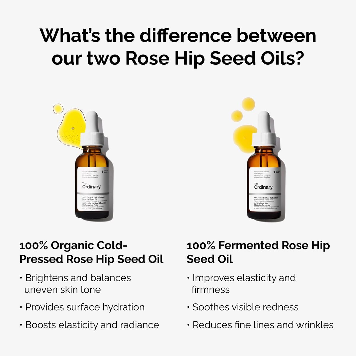 100% Fermented Rose Hip Seed Oil - Clean Comfort
